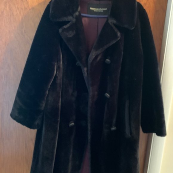 Vintage Black Fur Coat - Picture 1 of 3